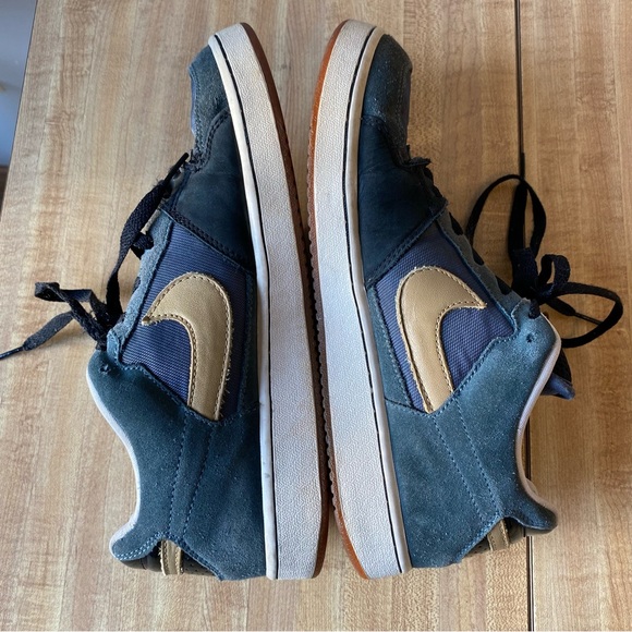 NIKE SB Sneakers Zoom Team Edition Blue Fox Metallic Gold 311665-471 Rare - Picture 11 of 14